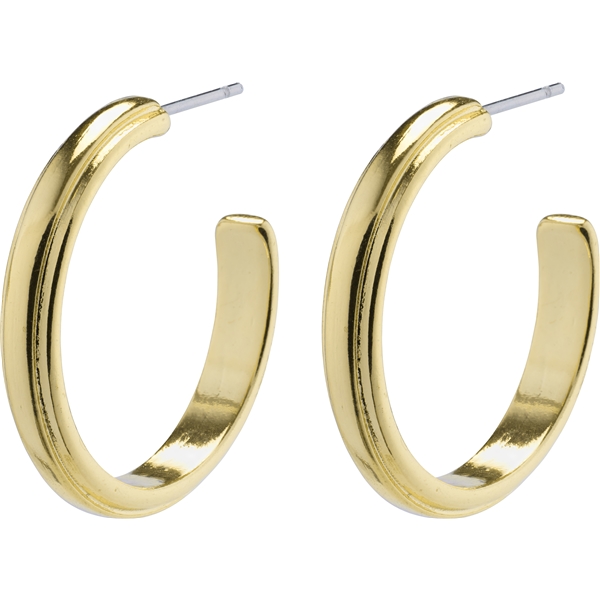 14221-2003 THANKFUL Medium Hoop Earrings (Bilde 1 av 2)