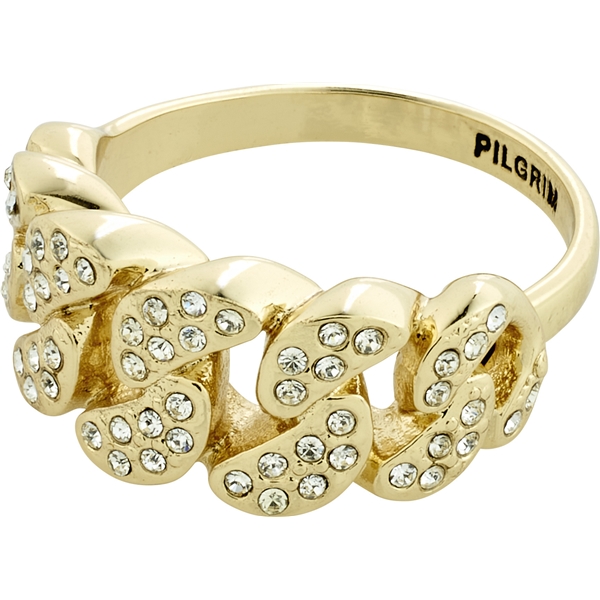 26221-2014 MAGDALENE Crystal Curb Chain Ring (Bilde 1 av 2)