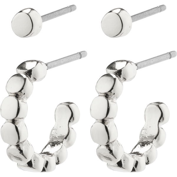 26221-6033 ANGELA 2 In 1 Hoop & Stud Earrings (Bilde 1 av 2)