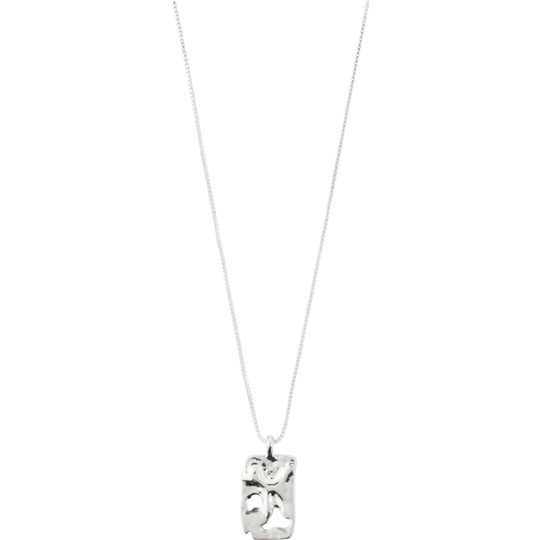 11222-6001 HAPPY Square Pendant Necklace (Bilde 1 av 4)