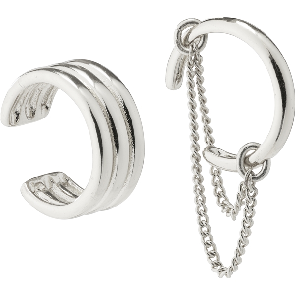 14223-6013 PEACE Asymmetrical Ear Cuffs (Bilde 1 av 3)