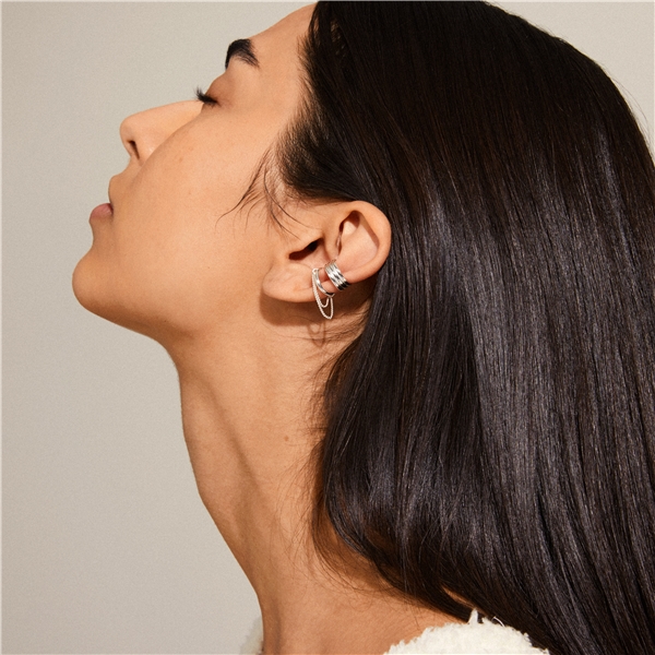 14223-6013 PEACE Asymmetrical Ear Cuffs (Bilde 2 av 3)