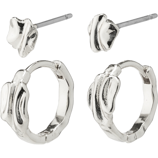 14223-6023 PEACE Huggie Hoops & Earstuds Set (Bilde 1 av 3)