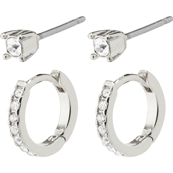 63223-6003 MILLE Crystal Hoops & Earstuds Set