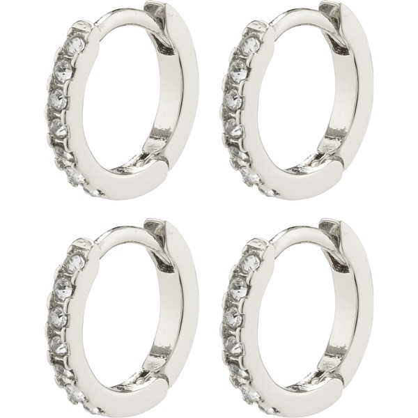 11224-6003 Friends Crystal Huggie Hoops 2-In-1 Set (Bilde 1 av 3)