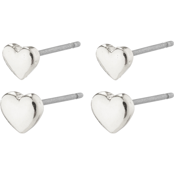 66231-6003 AFRODITTE Heart Earrings 2-In-1 Set (Bilde 1 av 4)