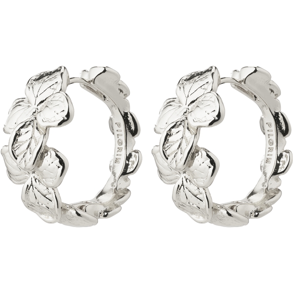 14233-6023 ECHO Hoop Silver Earrings (Bilde 1 av 3)