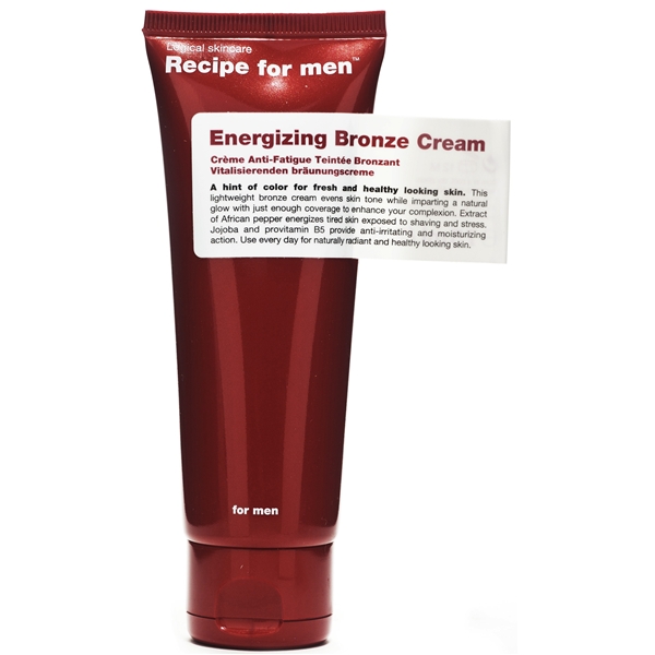 Recipe For Men Enerigizing Bronze Cream
