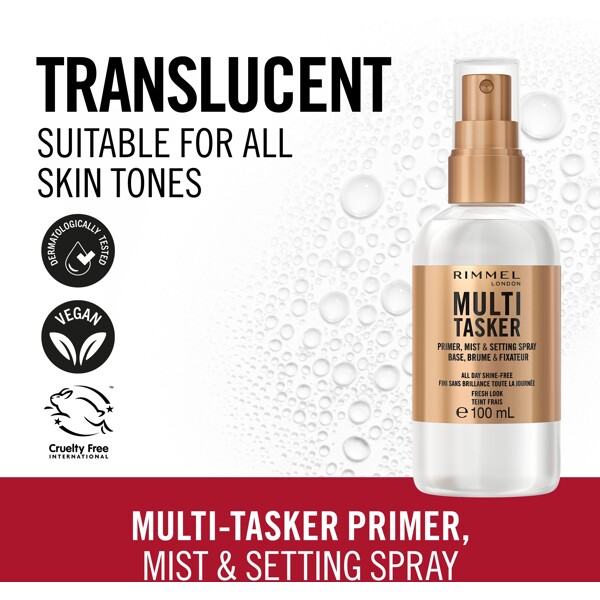 Rimmel Multi Tasker Primer, Mist & Setting Spray (Bilde 2 av 7)
