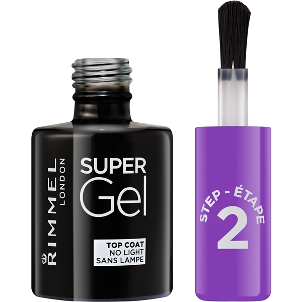 Rimmel Supergel Nailpolish Top Coat (Bilde 2 av 2)