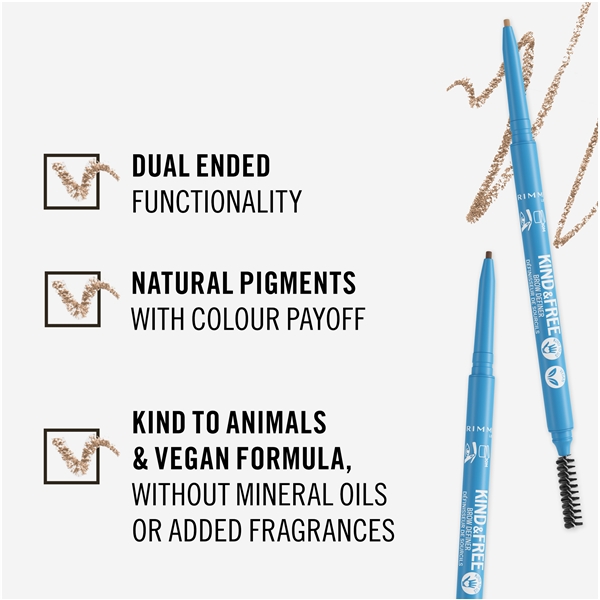 Rimmel Kind & Free Eyebrow Pencil (Bilde 7 av 8)