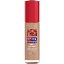 30 ml - No. 201 Classic Beige  - Rimmel Lasting Finish 35 HR Foundation