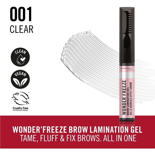 RIMMEL Wonder Freeze - Brow Lamination Gel (Bilde 2 av 9)