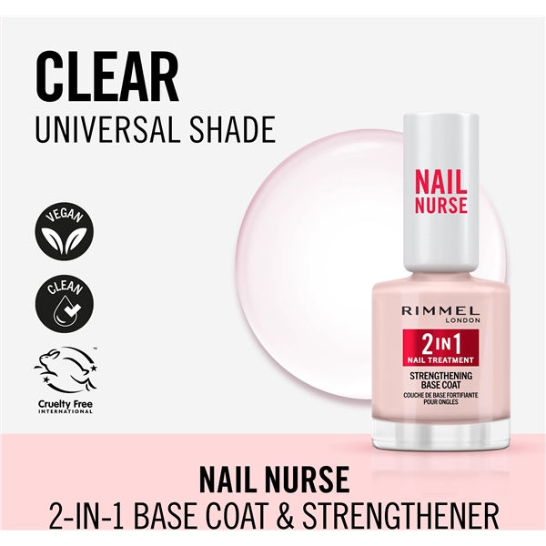 Rimmel Nail Nurse 2 in 1 Nail Treatment (Bilde 2 av 7)