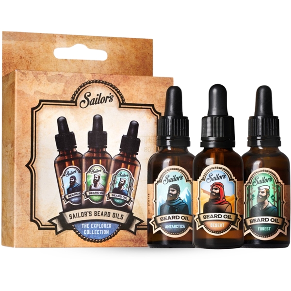 Sailor's Beard Oils - The Explorer Collection (Bilde 1 av 3)