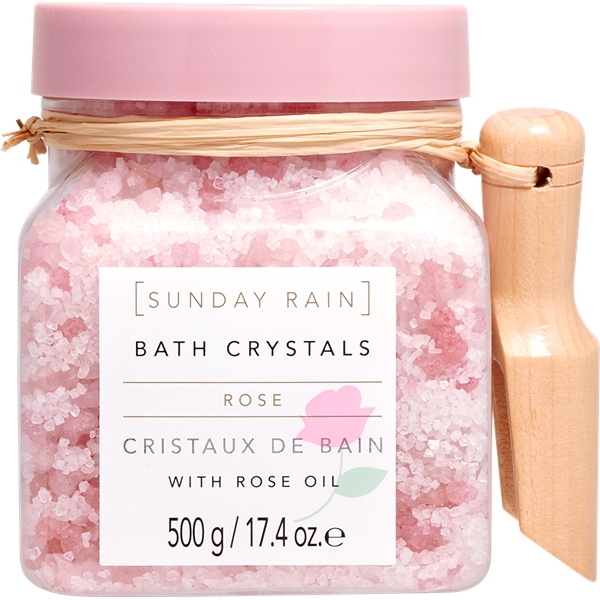 Sunday Rain Rose Bath Crystals (Bilde 1 av 3)