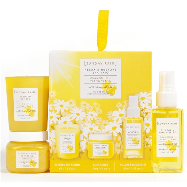 Chamomile & Ylang Ylang Relax & Restore Trio (Bilde 1 av 2)