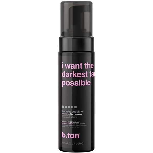 I Want The Darkest Tan Possible Self Tan Mousse (Bilde 1 av 5)