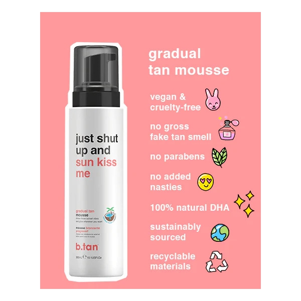 Just Shut Up & Sunkiss Me Gradual Tan Mousse (Bilde 3 av 4)