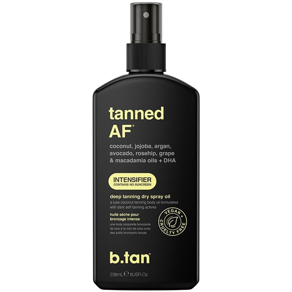 Tanned AF Intensifier Deep Tanning Dry Spray Oil (Bilde 1 av 2)