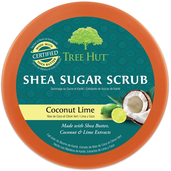 Tree Hut Shea Sugar Scrub Coconut Lime (Bilde 2 av 2)