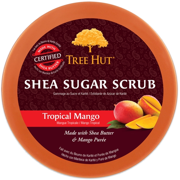 Tree Hut Shea Sugar Scrub Tropical Mango (Bilde 2 av 2)