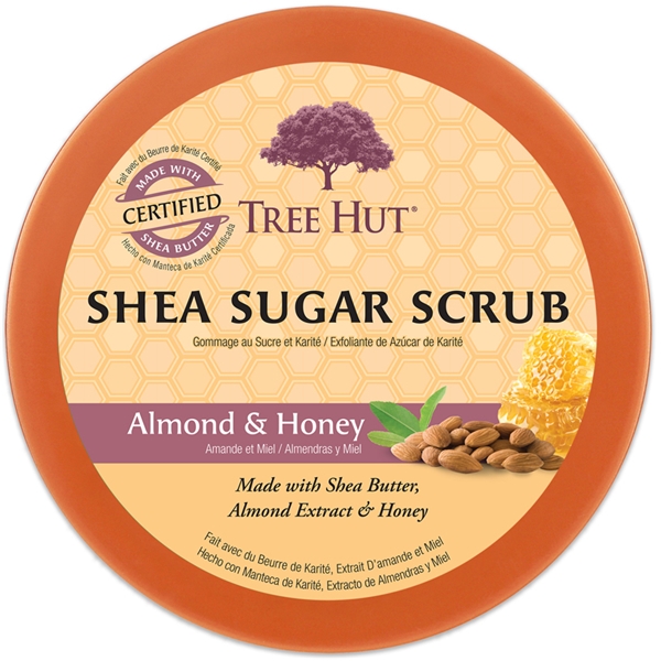 Tree Hut Shea Sugar Scrub Almond & Honey (Bilde 2 av 2)