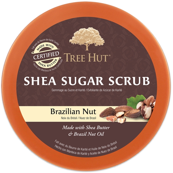 Tree Hut Shea Sugar Scrub Brazilian Nut (Bilde 2 av 2)