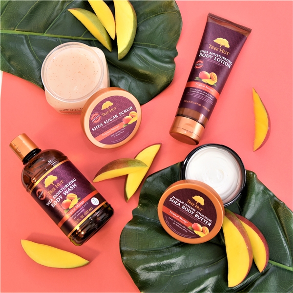 Tree Hut Shea Body Lotion Tropical Mango (Bilde 3 av 3)