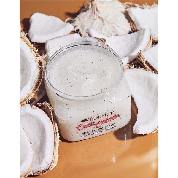 Tree Hut Shea Sugar Scrub Coco Colada (Bilde 4 av 9)