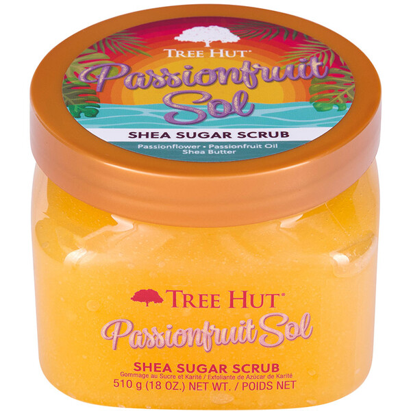 Tree Hut Passionfruit Sol Shea Sugar Scrub (Bilde 1 av 7)