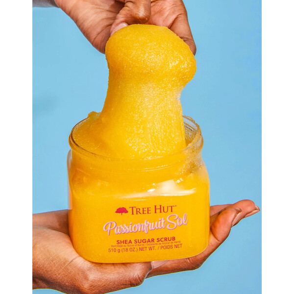 Tree Hut Passionfruit Sol Shea Sugar Scrub (Bilde 6 av 7)