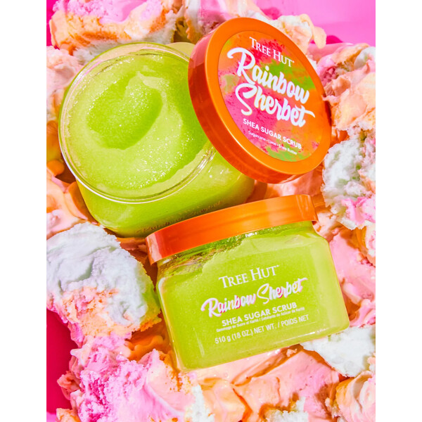 Tree Hut Rainbow Sherbert Shea Sugar Scrub (Bilde 3 av 7)
