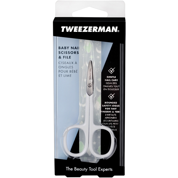 Tweezerman Baby Nail Scissors With File (Bilde 1 av 3)