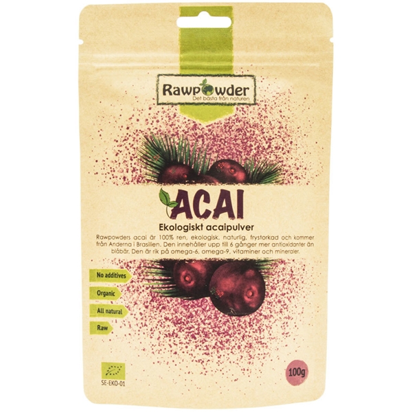 Acai bär pulver