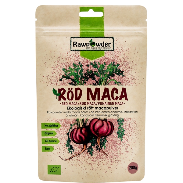 Rawpowder Röd Maca Pulver