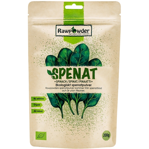 Rawpowder Spenat Pulver EKO