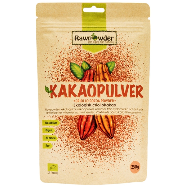 Rawpowder Kakao pulver Criollo EKO