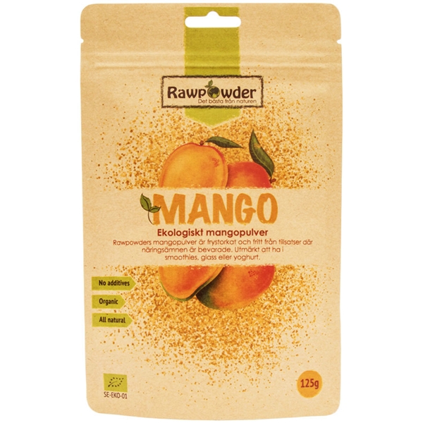 Rawpowder Mango pulver frystorkad