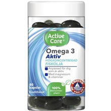 80 kapsler - Active Care Omega-3