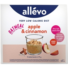 15 porsjoner - Apple/Cinnamon - Allevo Oatmeal VLCD