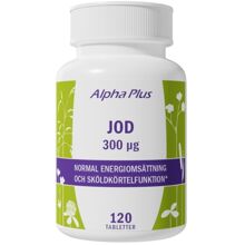 Alpha Plus Jod 300 µg 120 kapsler