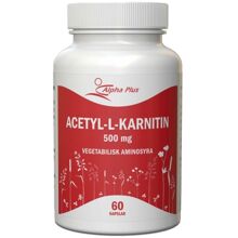 Alpha Plus Acetyl-L-karnitin 60 kapsler