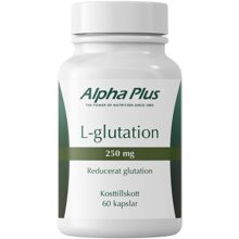 Alpha Plus L-glutation 250mg 60 kapsler