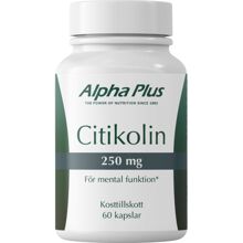 Alpha Plus Citikolin 250mg 60 kapsler