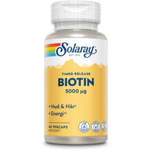 60 kapsler - Solaray Biotin