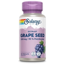 60 kapsler - Solaray Grape Seed