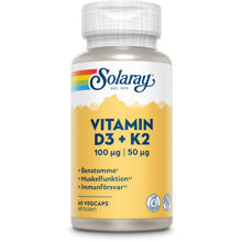 Solaray Vitamin D3 & K2