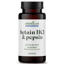 90 kapsler - Betain HCL - Pepsin