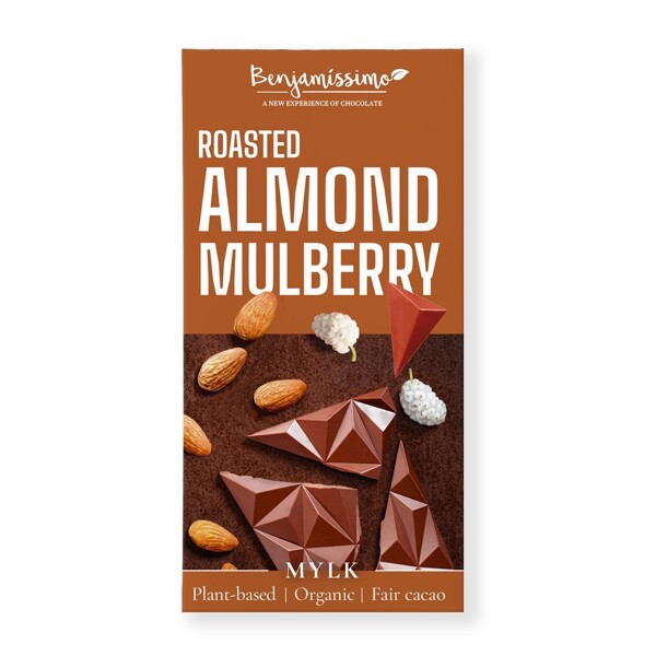 Choklad Mylk Rostade Mandlar & Mullbär